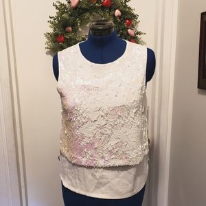 Women's sequined tank